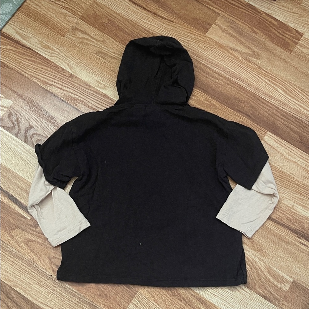 Zara Hoodie Long Sleeve Graphic Shirt - Picture 3 of 3